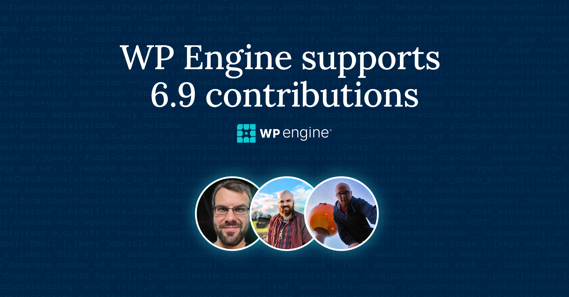 WP Engine Supports 6.9 Contributions
